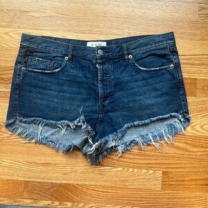 We The Free Raw Hem Jean Shorts